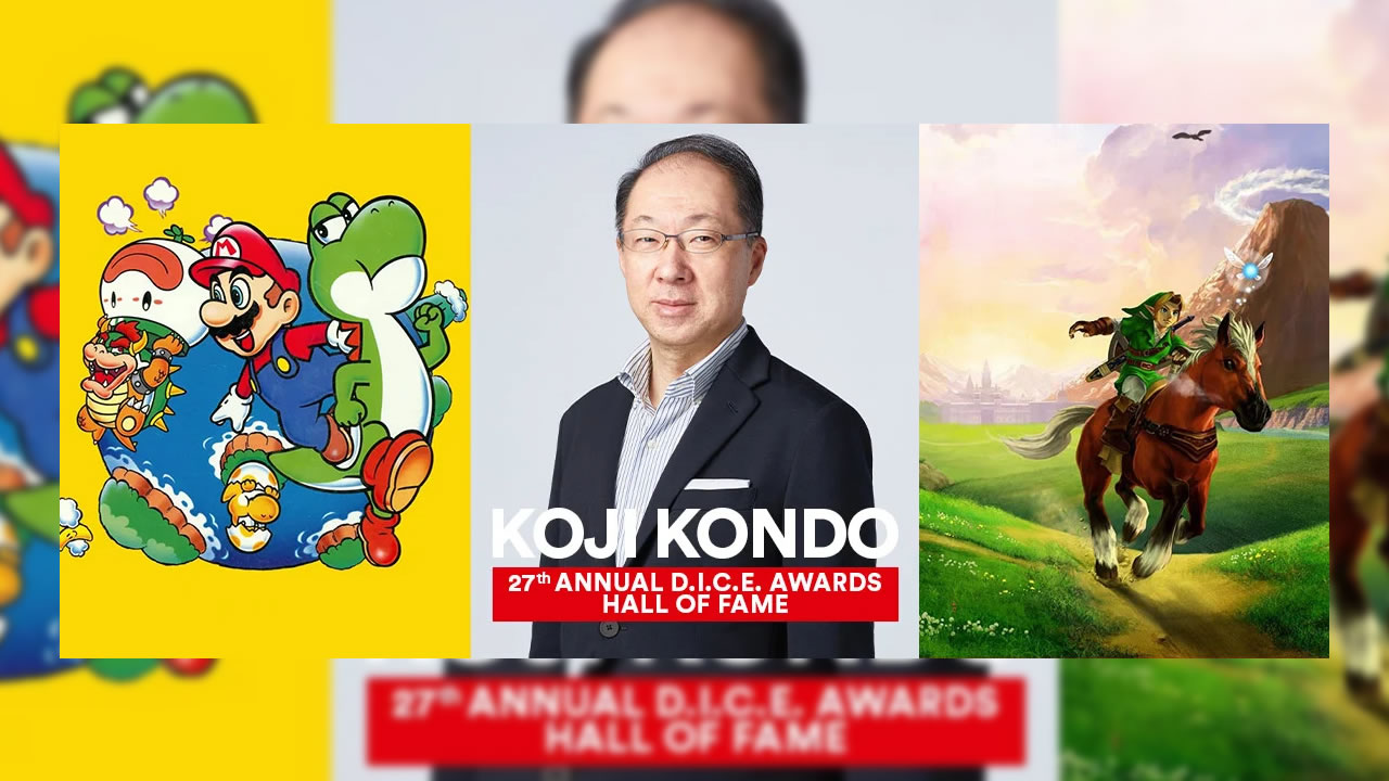 Koji Kondo da Nintendo é o primeiro compositor a ser incluído no Hall da Fama da AIAS